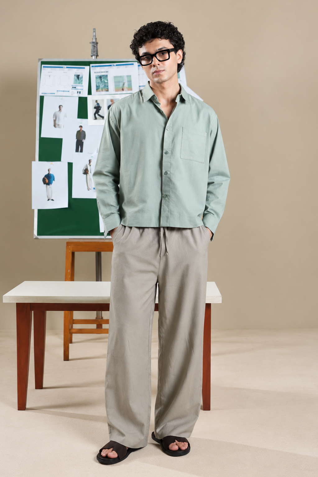 Sage Green Shirt
