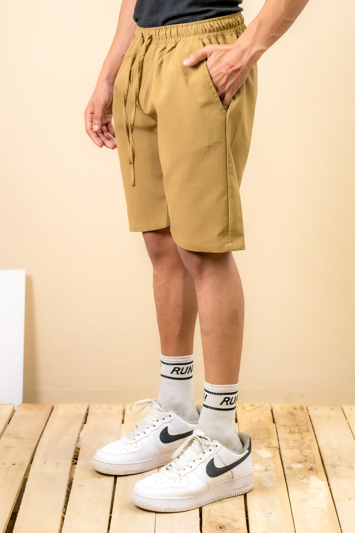 Desert Sand Textured Shorts