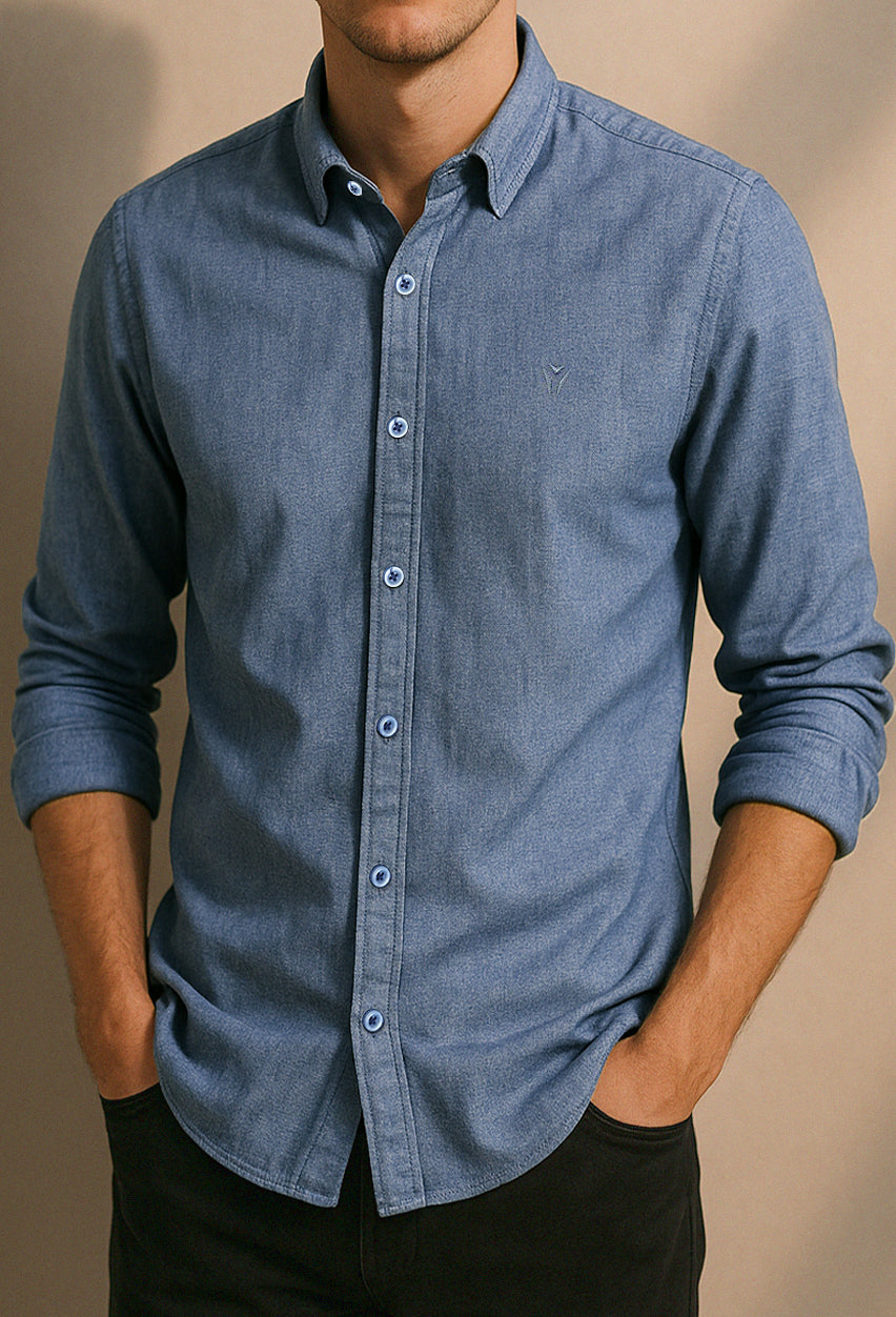 Daily Wear Logo Embroidered Shirt