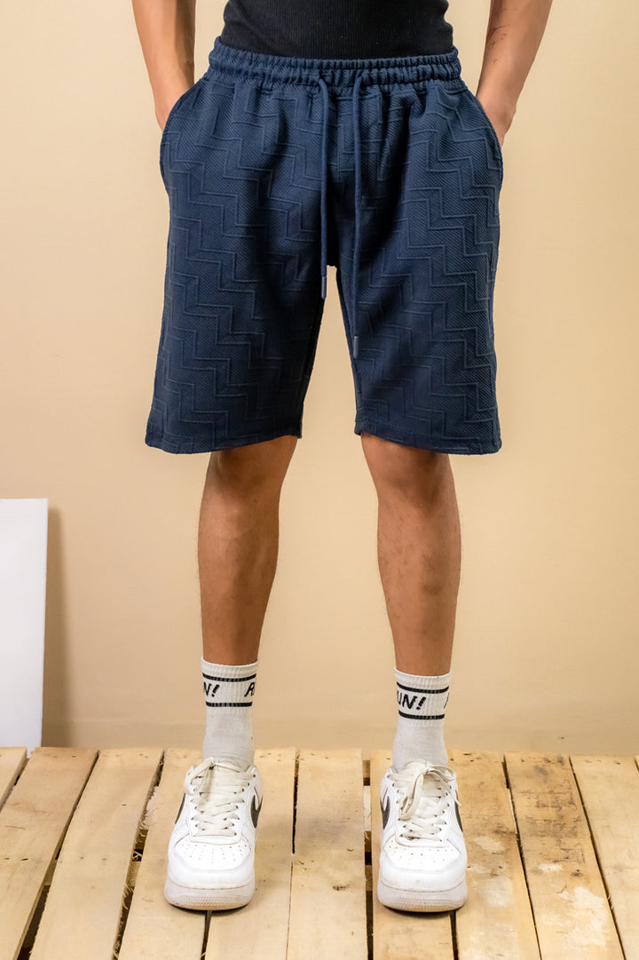 Midnight Navy Textured Short