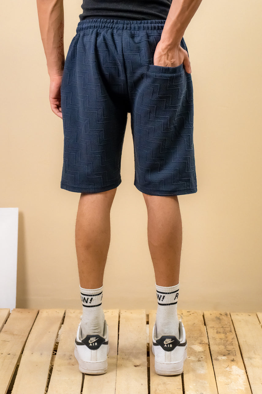 Midnight Navy Textured Short