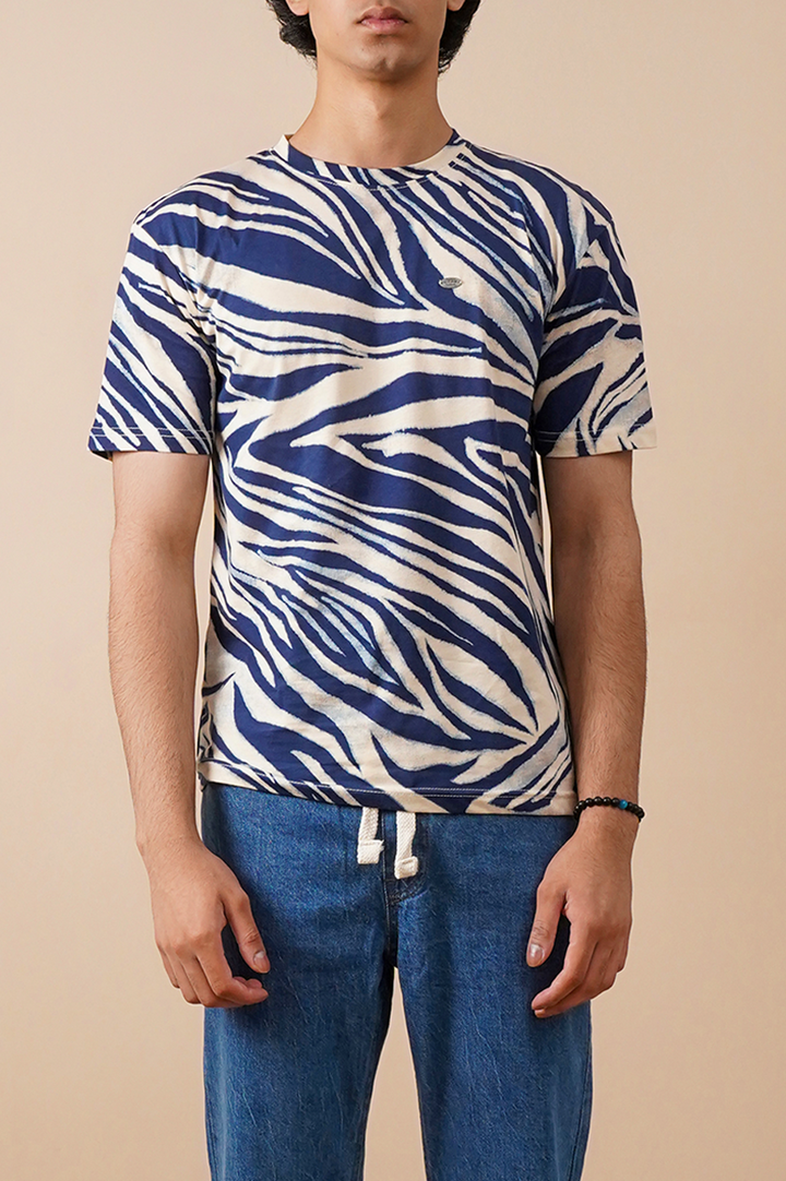 Abstract Print Relax Fit T-Shirt