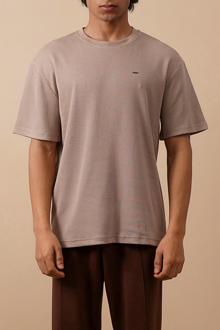 Premium Ribbed Relaxed Fit T-Shirt