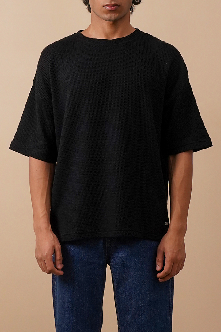 Premium Textured Oversized T-Shirt