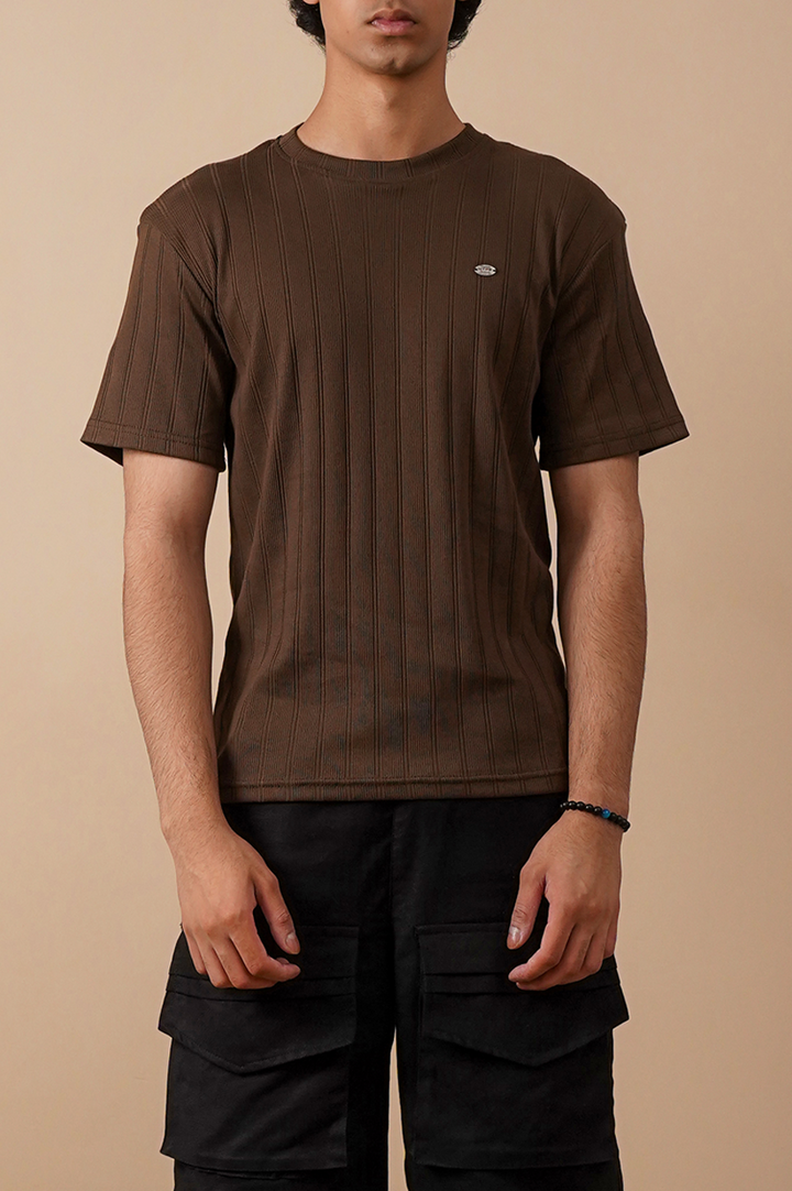 Premium Ribbed Relaxed Fit T-Shirt