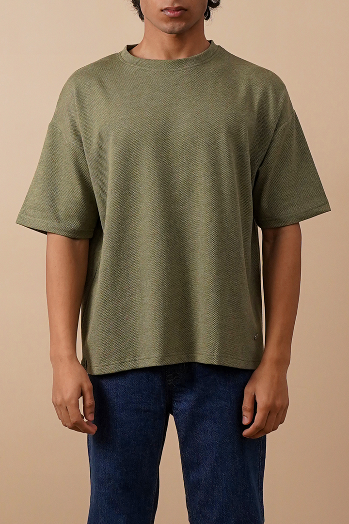 Premium Textured Oversized T-Shirt