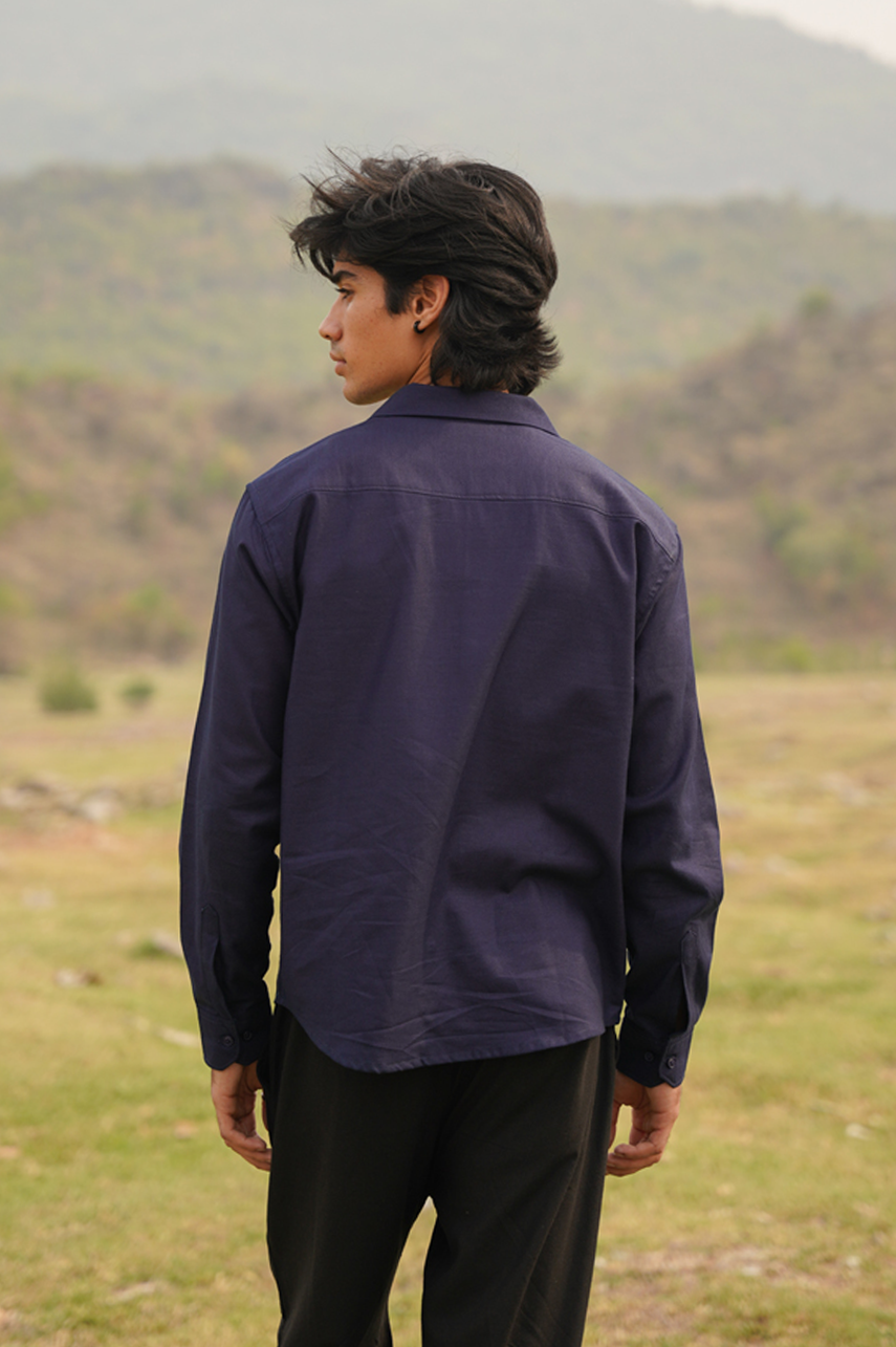 Navy Cuban Collar