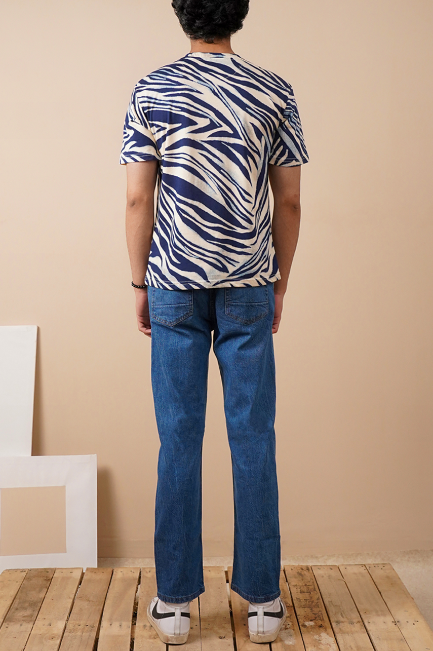 Abstract Print Relax Fit T-Shirt