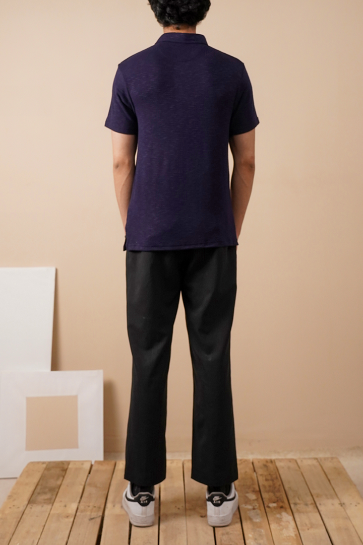 Textured Regular Fit Polo
