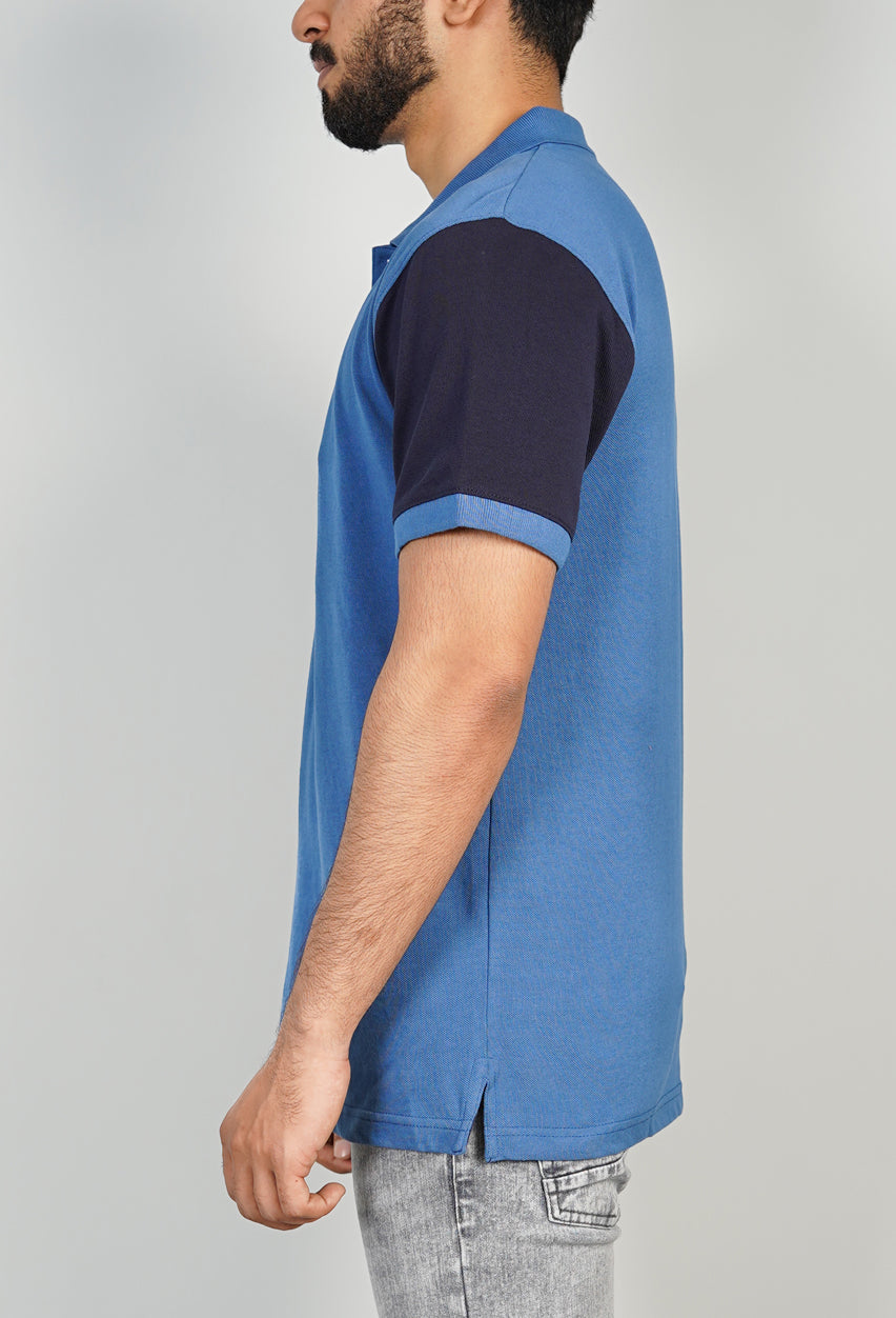 Embroidered ‘HEART’ Polo Pique Shirt