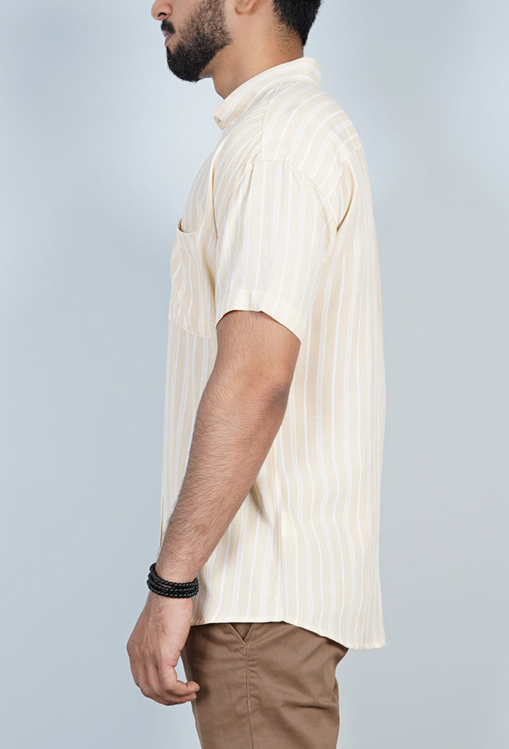 Button Down Oversized Half Sleeve Shirt