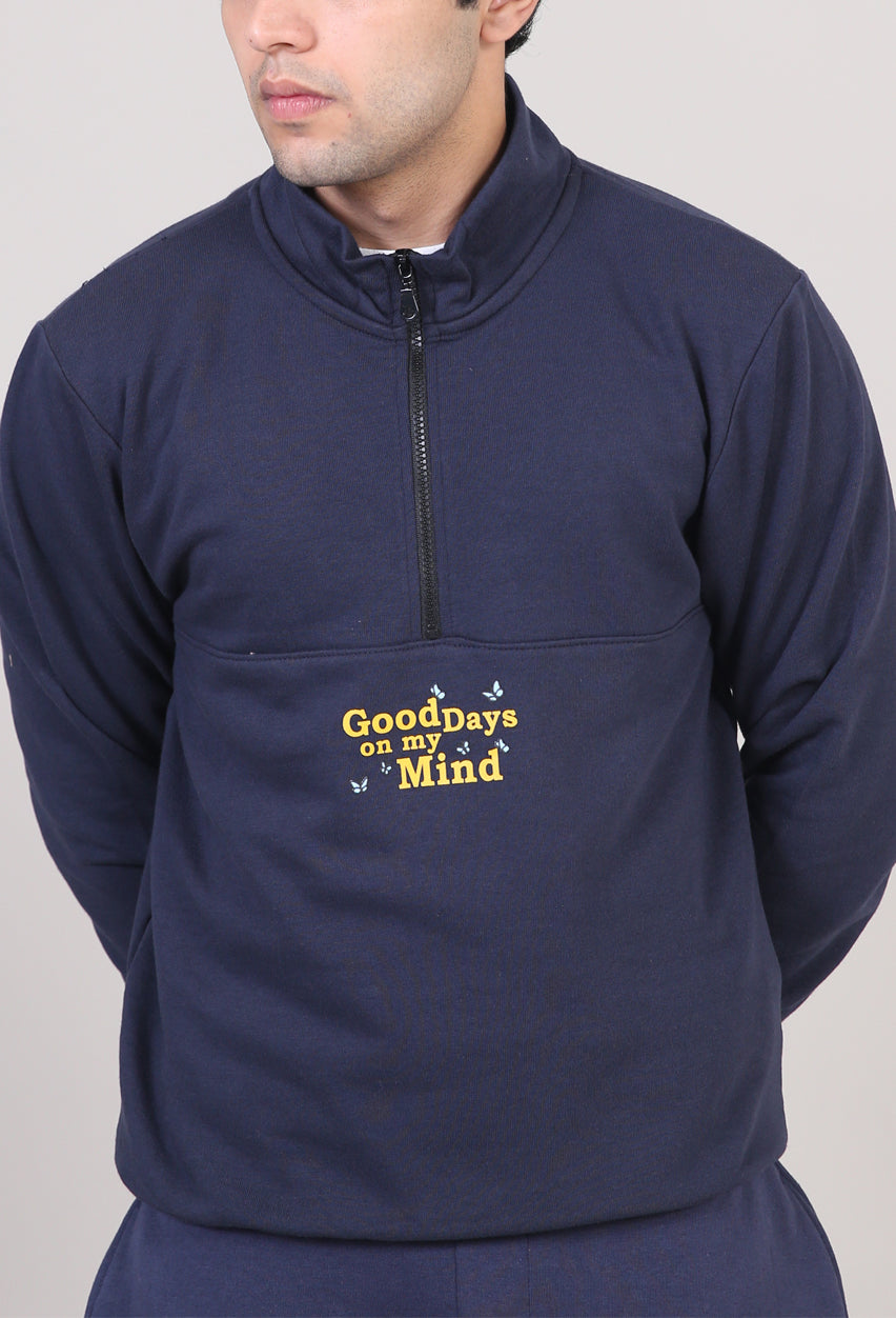 Quarter Zip Mock Neck