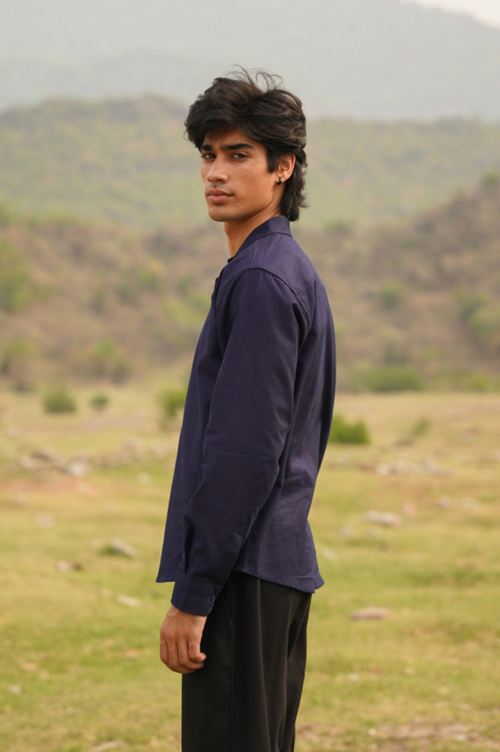 Navy Cuban Collar
