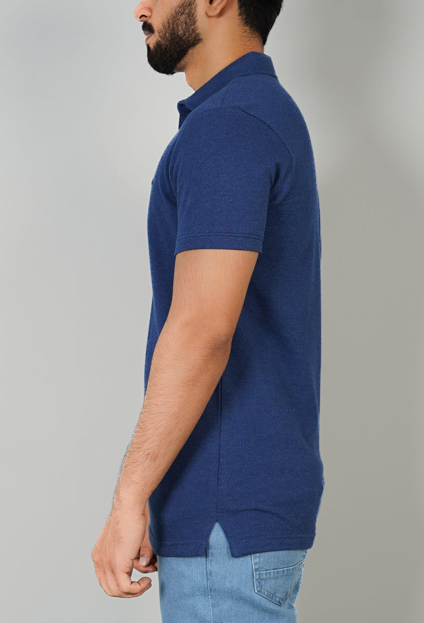 Popcorn Knitted Polo