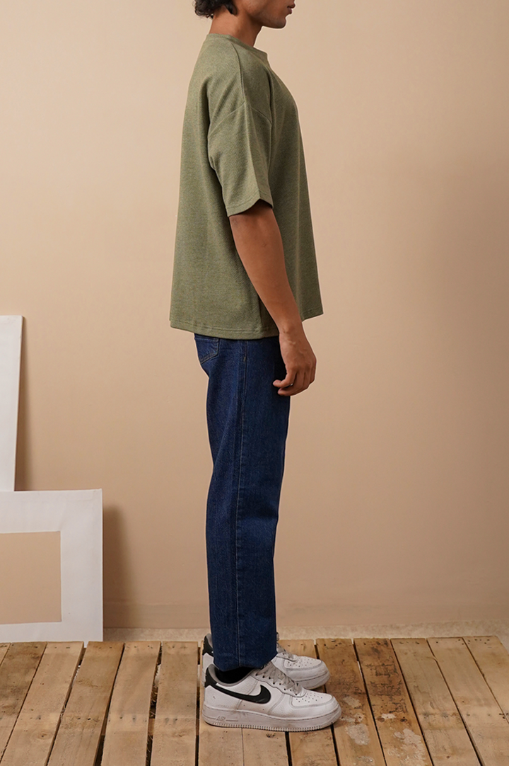 Premium Textured Oversized T-Shirt