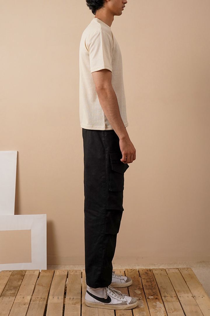 Textured Relax Fit T-Shirt
