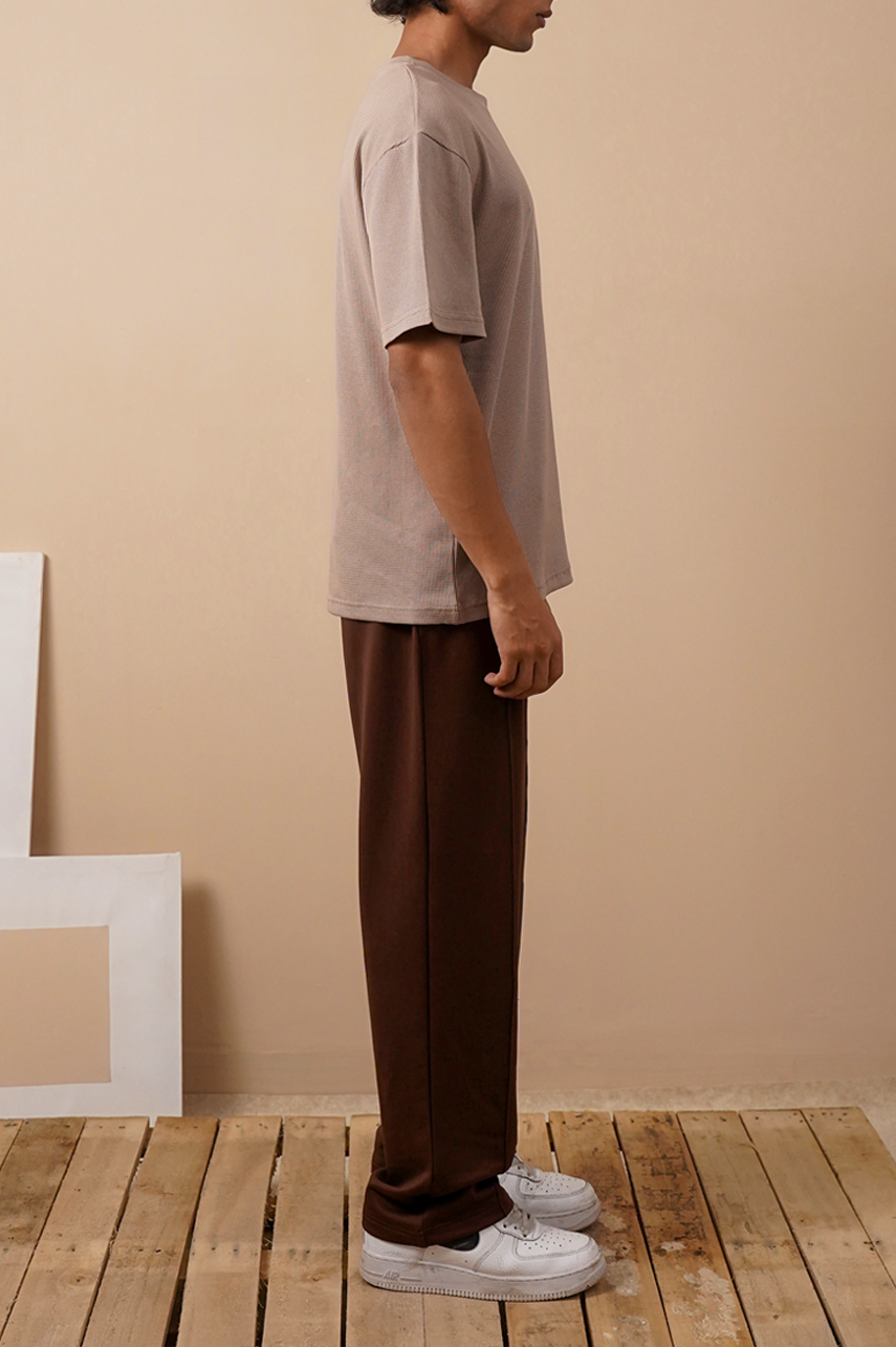 Premium Ribbed Relaxed Fit T-Shirt