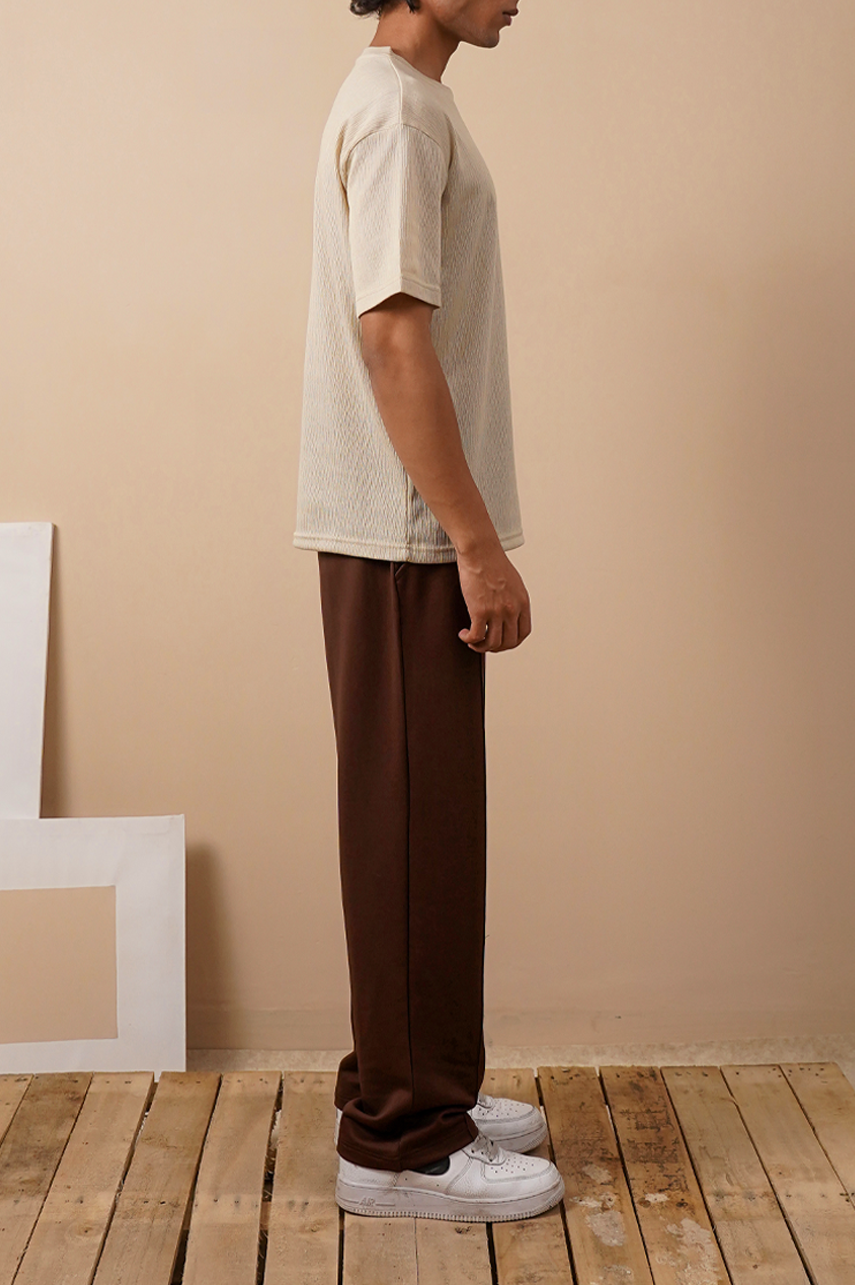 Textured Relaxed Fit T-Shirt