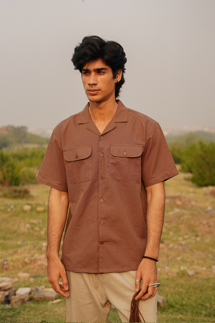 Mocha Utility Shirt