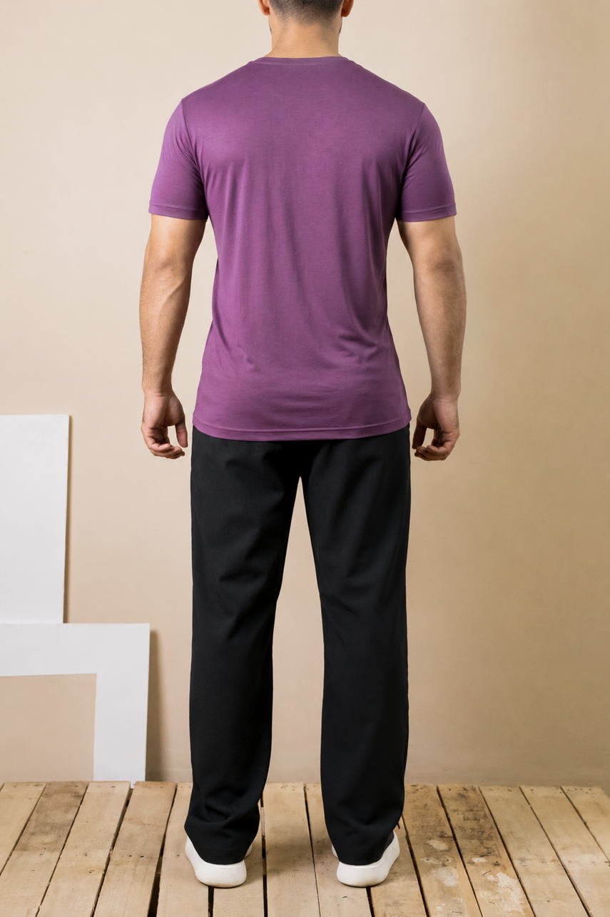 Plum Purple Slim Dri BodyFit Tee