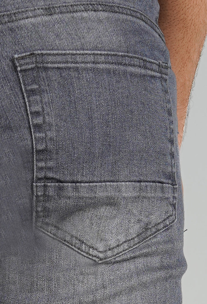 Slim Fit Grey Denim Jeans