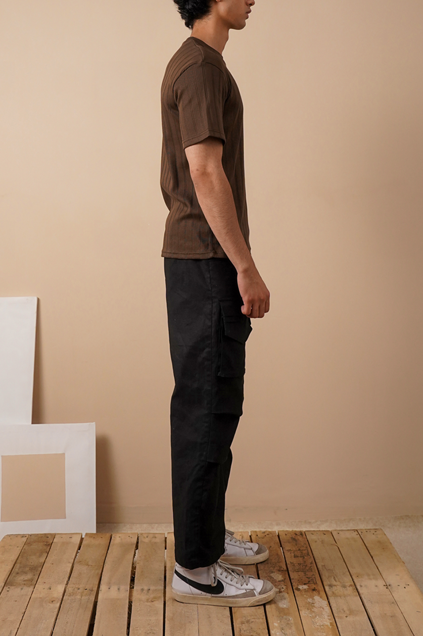 Premium Ribbed Relaxed Fit T-Shirt