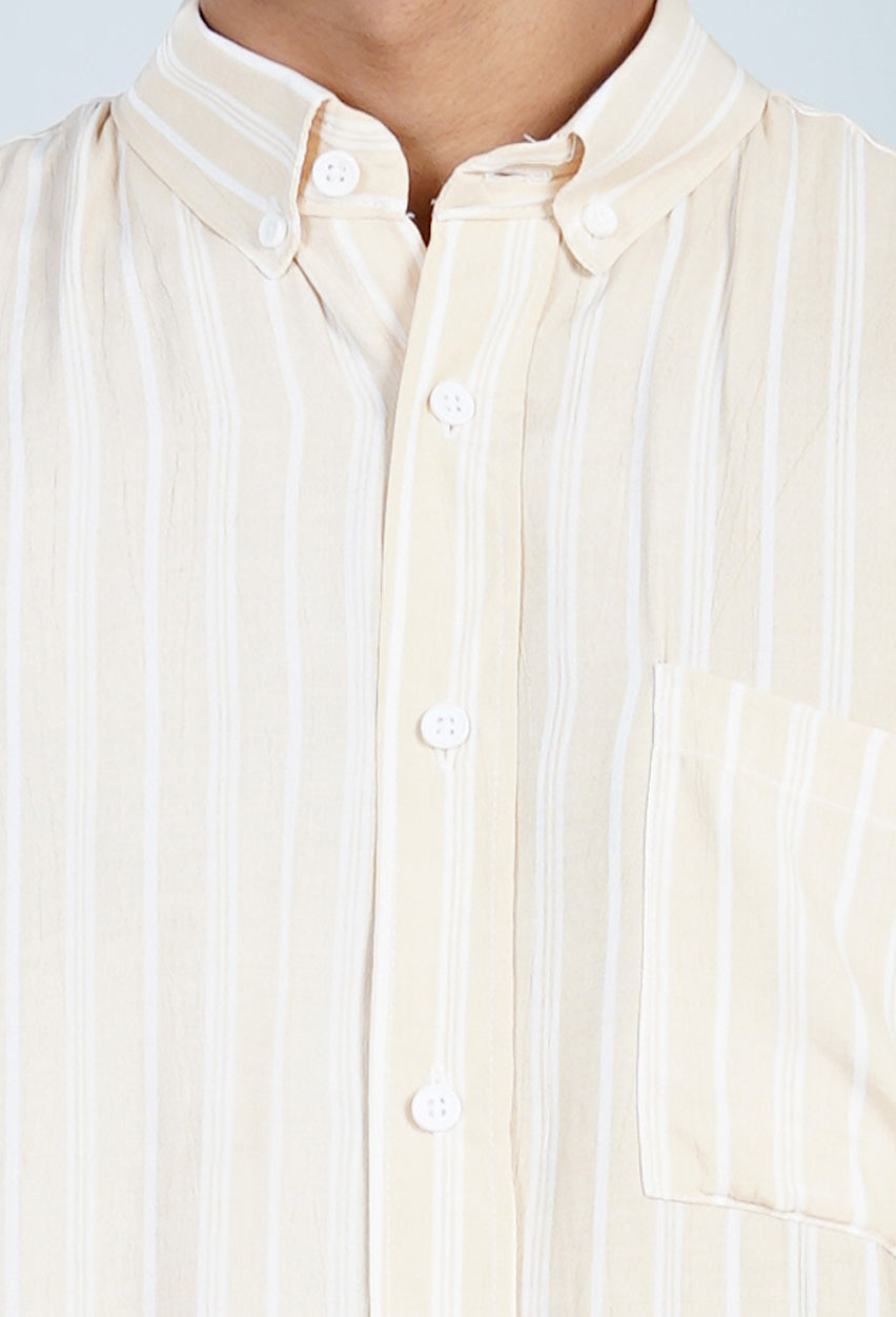 Button Down Oversized Half Sleeve Shirt