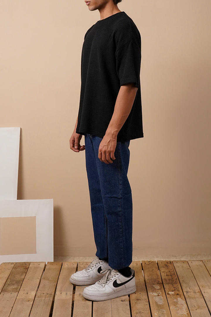 Premium Textured Oversized T-Shirt