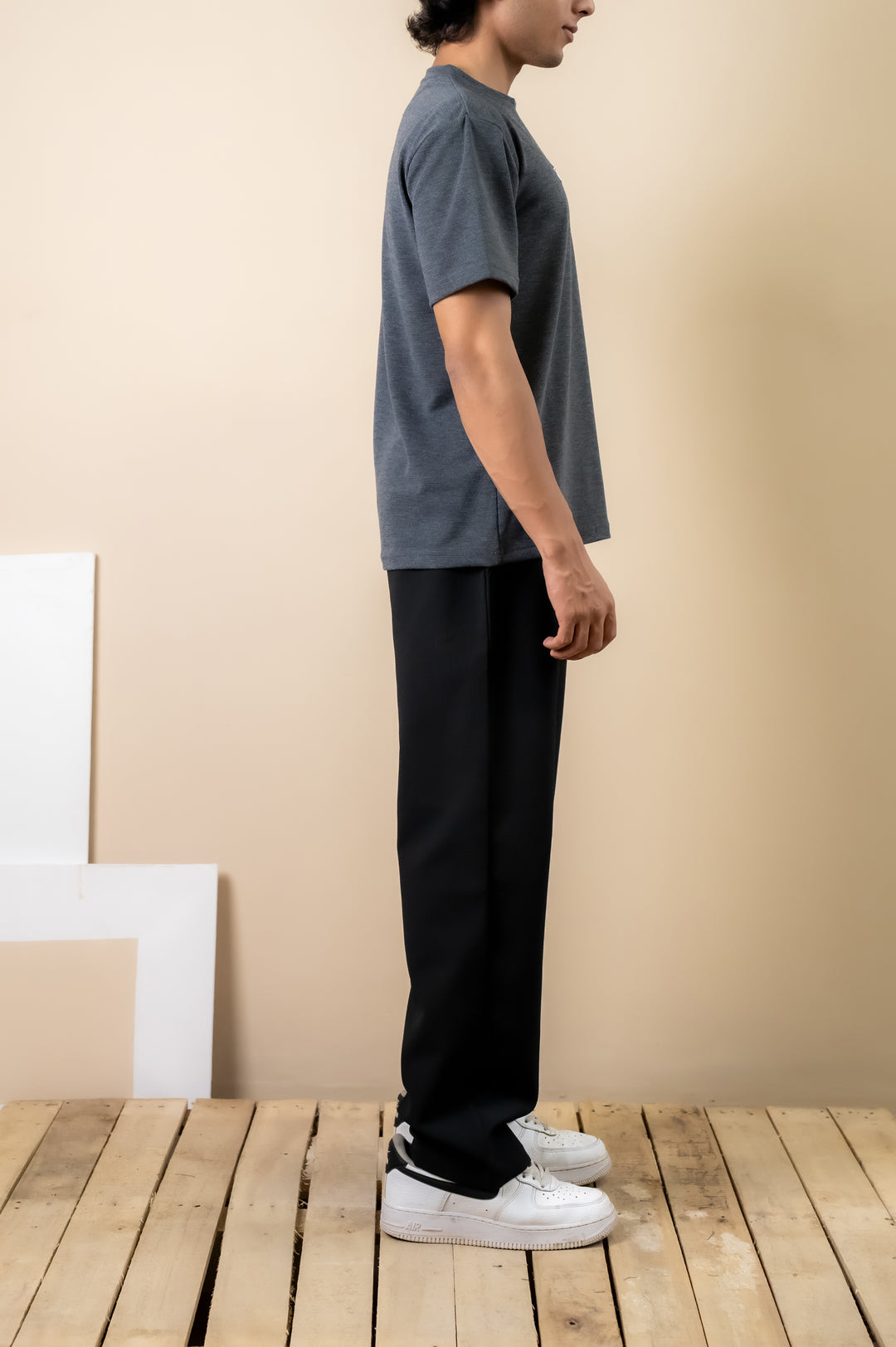Charcoal Classic Graphic Tee – Relaxed Fit