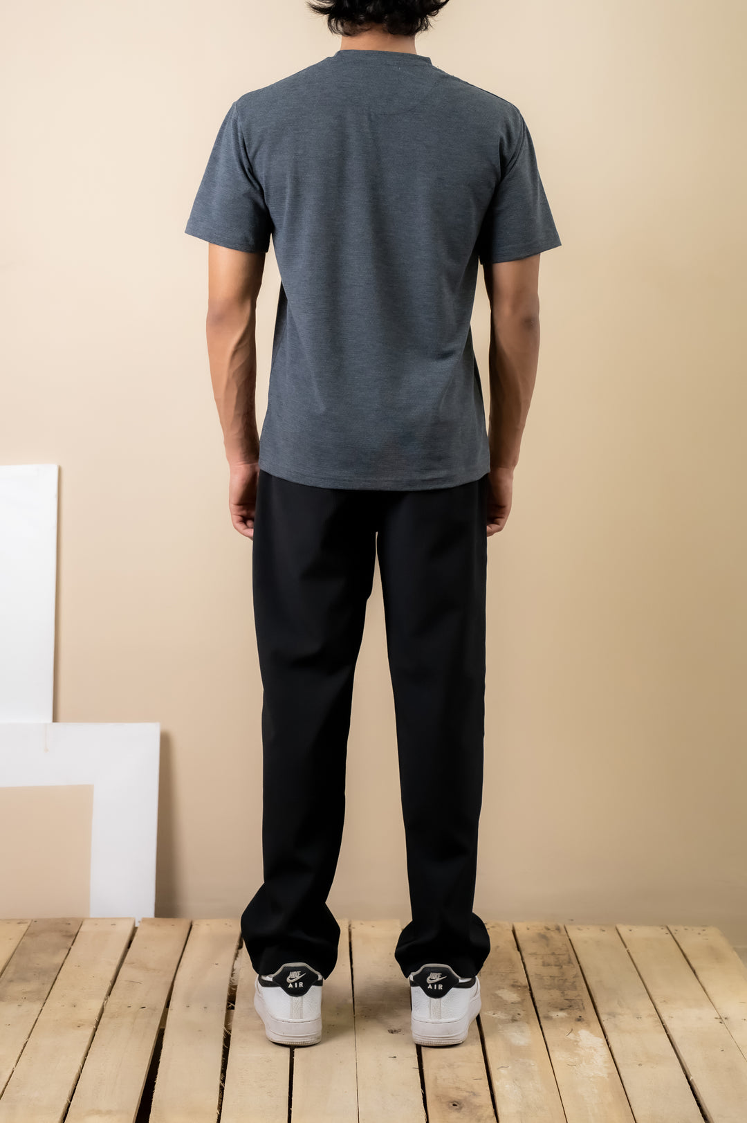 Charcoal Classic Graphic Tee – Relaxed Fit