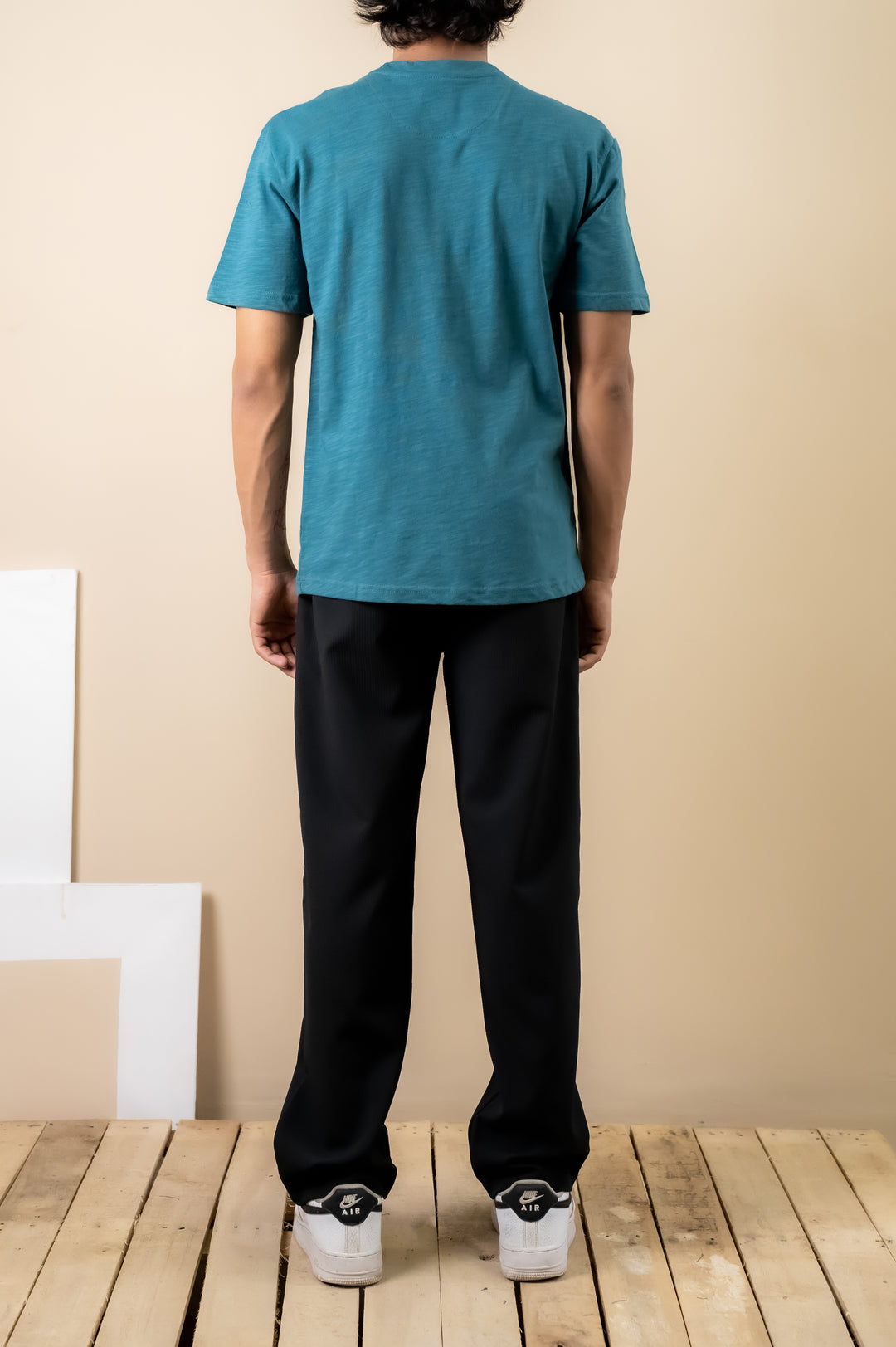 Teal Statement Graphic Tee – Relaxed Fit